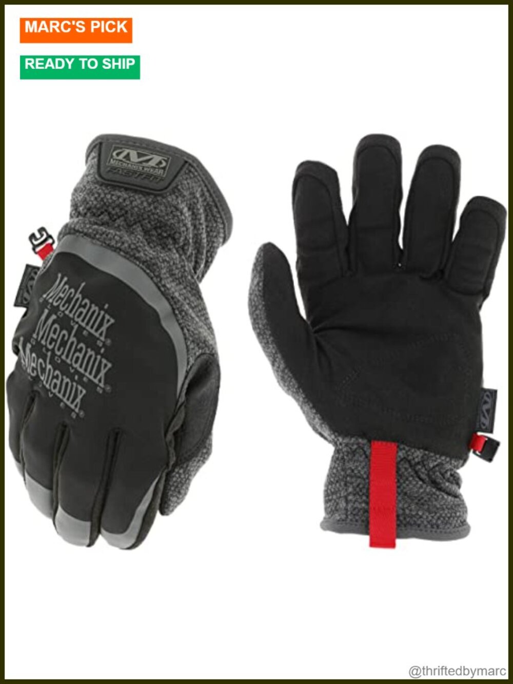 Mechanix Wear Coldwork Winter Work Gloves Medium